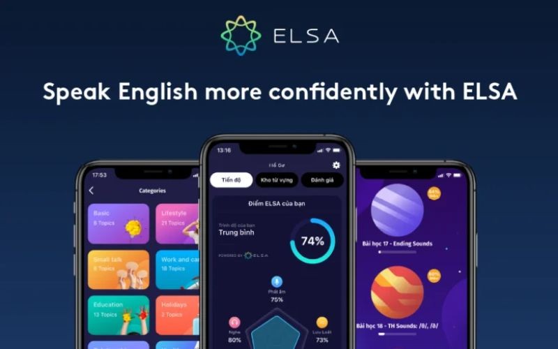 ELSA Speak là phần mềm học tiếng Anh miễn phí được nhiều người tin dùng nhất hiện nay