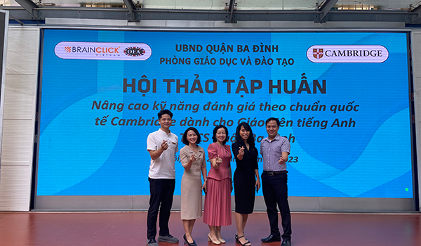 Sự kiện nằm trong trong chuỗi các hoạt động chuyên môn dành cho giáo viên TA cấp THCS do PGD& Quận Ba Đình cùng OEA Vietnam thực hiện